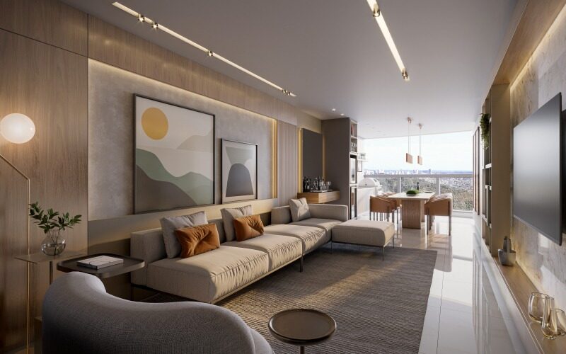 Apartamento decorado